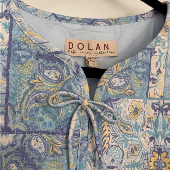 :Price Firm: NWT Anthropologie Dolan Bow-Front Linen Quilted Lady Jacket - Picture 7 of 10